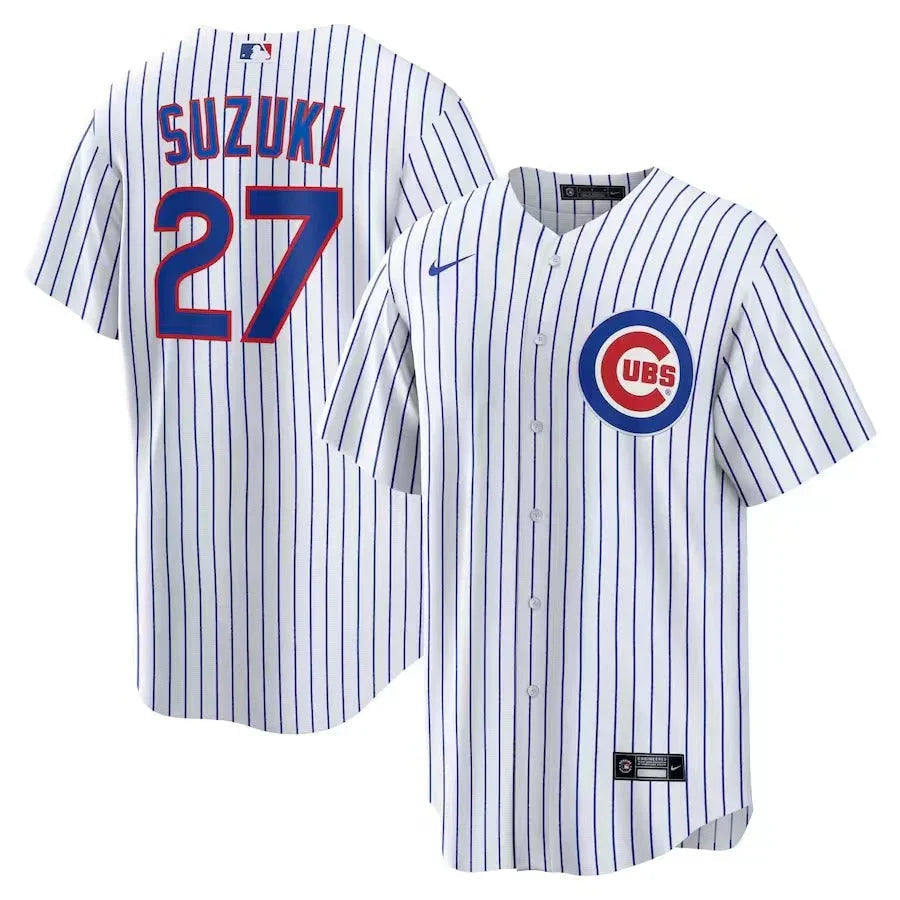 Chicago Cubs Replica White Jersey
