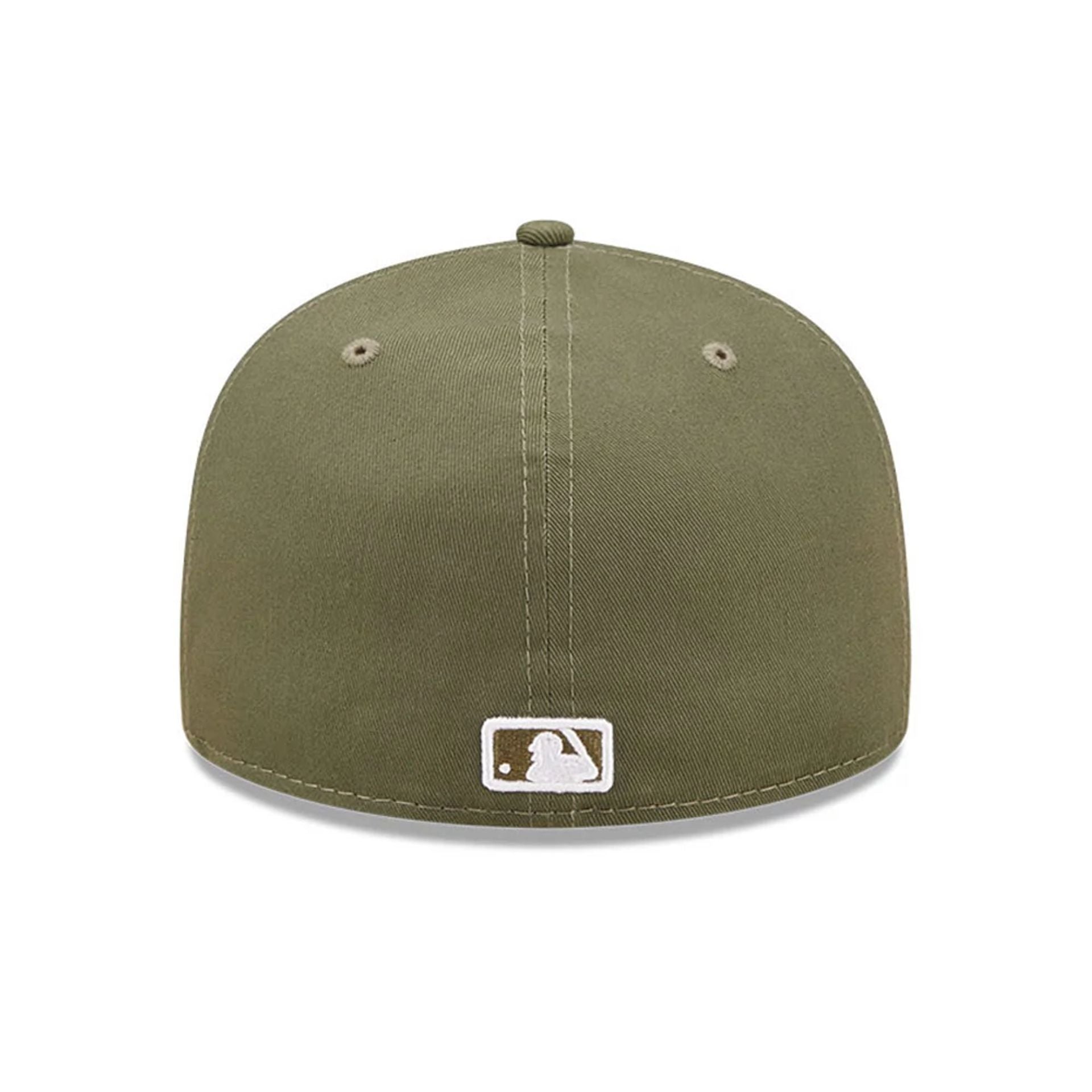 New York Yankees MLB League Essential 59FIFTY Fitted New Era Olive/White