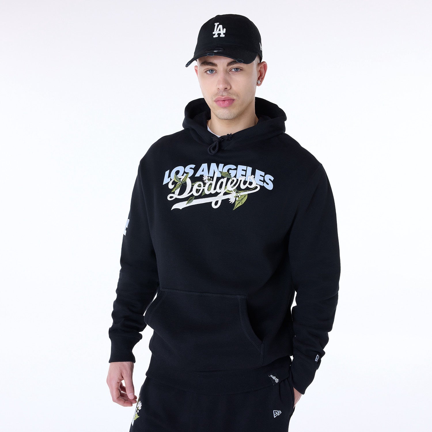 New Era - MLB Floral Graphic Hoodie - Los Angeles Dodgers