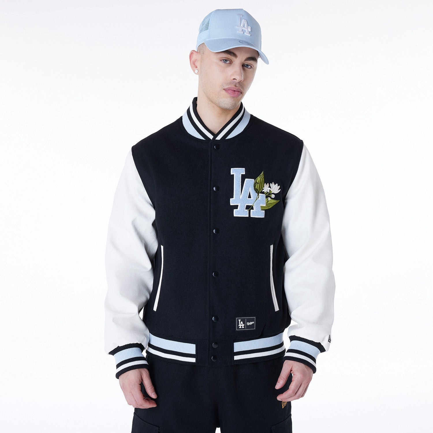 New Era - MLB Floral Varsity Jacket - Los Angeles Dodgers