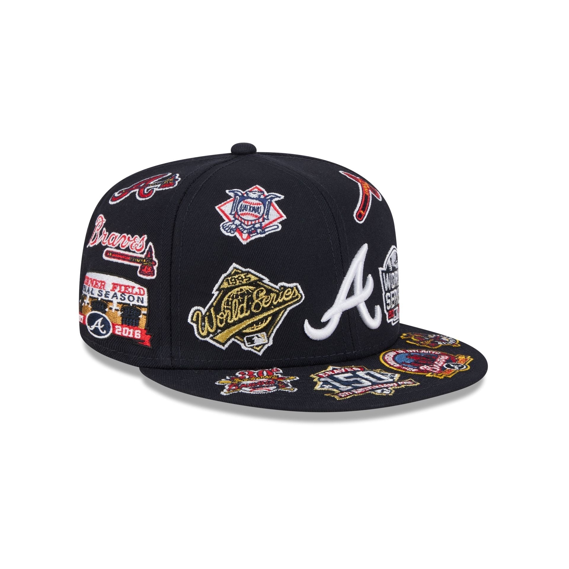 Atlanta Braves MLB All Over Patch 59FIFTY Fitted New Era