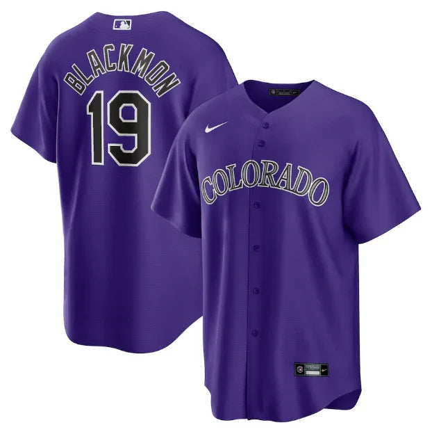 Colorado Rockies Replica Purple Jersey