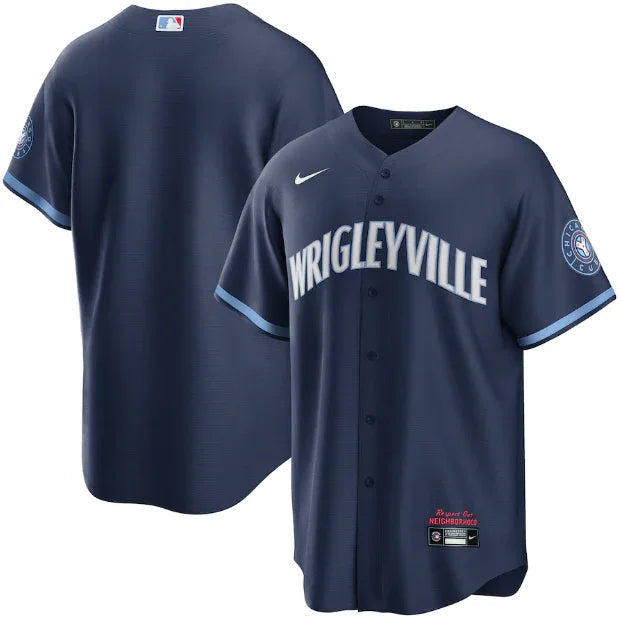 Chicago Cubs Replica Navy Jersey