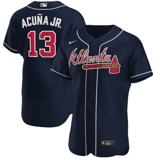 Atlanta Braves Authentic Blue Jersey