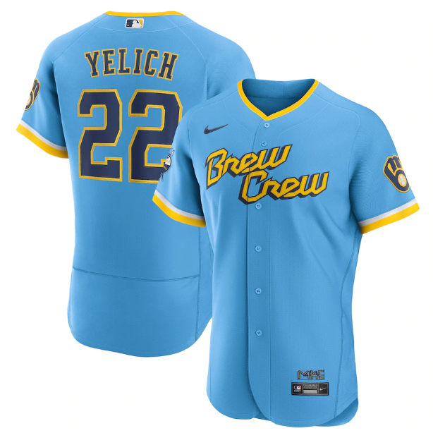Milwaukee Brewers City Connect Authentic Jersey