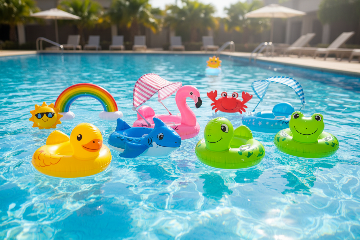 Baby swimming floaties hero banner
