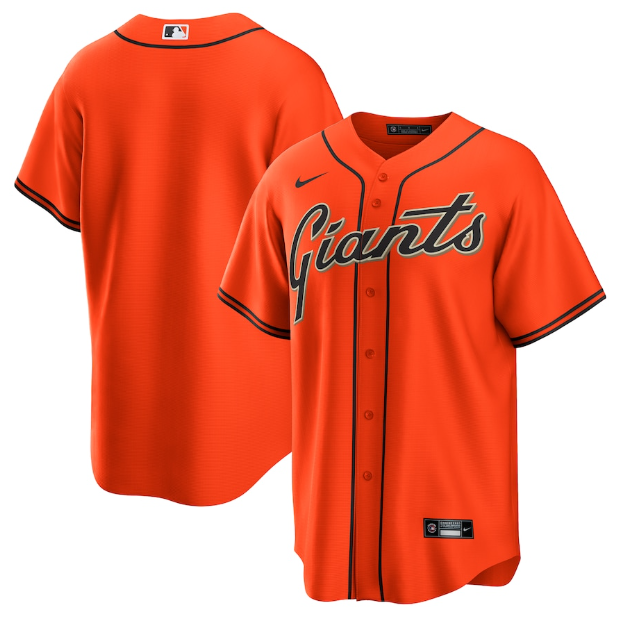 San Francisco Giants Replica Orange Jersey