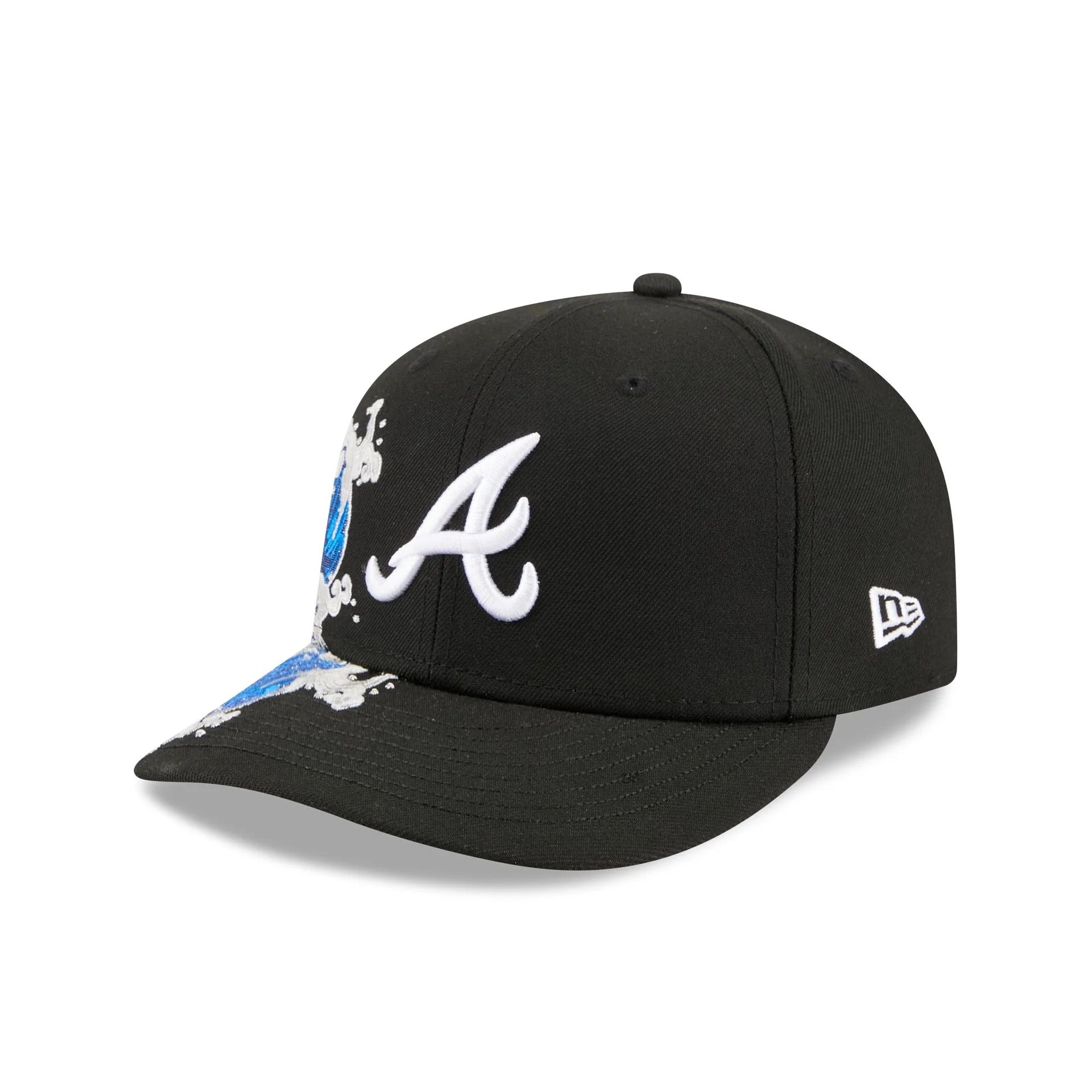 Atlanta Braves MLB Waves 59FIFTY Fitted New Era Black/White