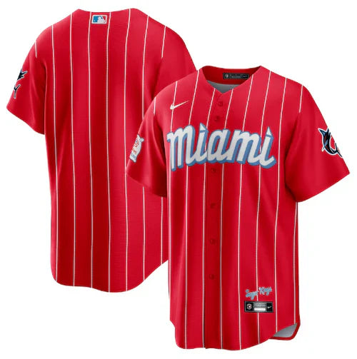 Miami Marlins Nike Red Jersey